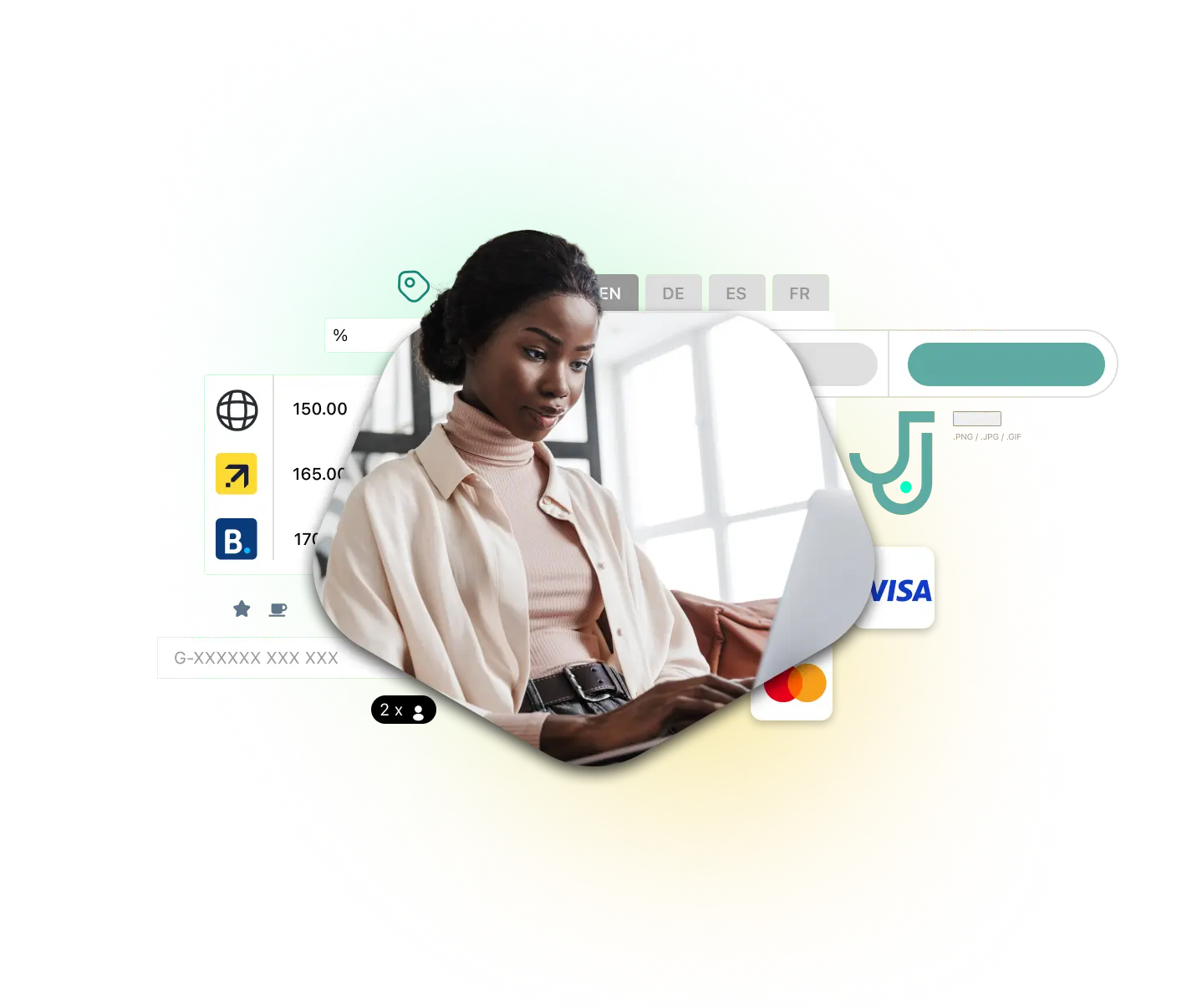 Buchungsmaschinen-Oberfläche für direkte Hotelreservierungen